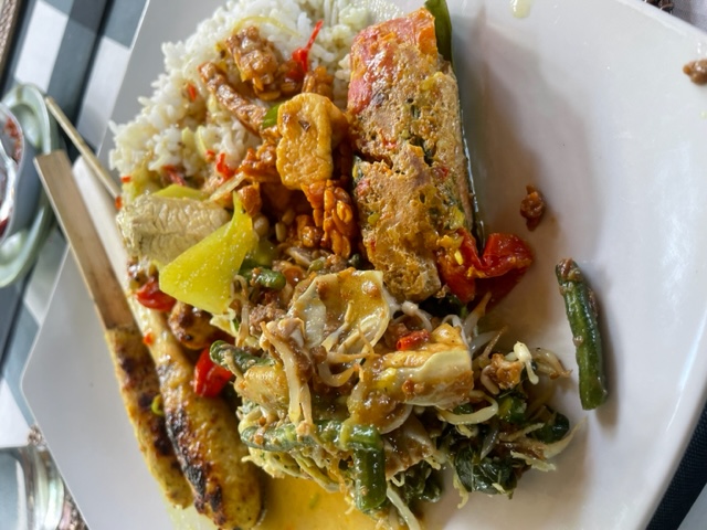 Plate from cooking class