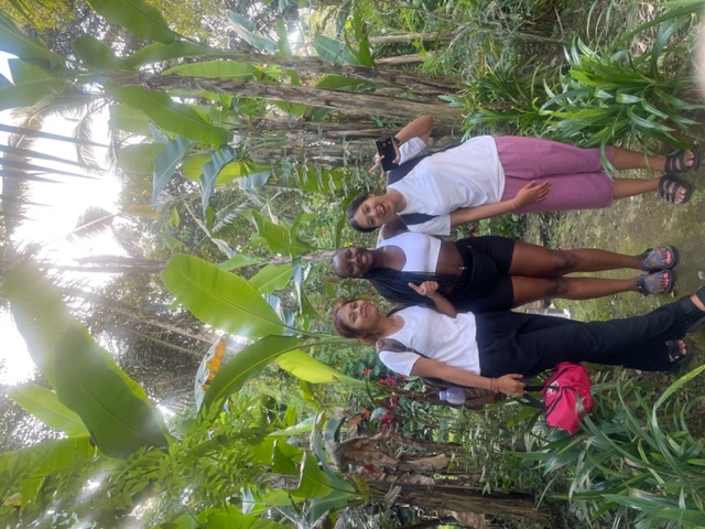 With guides Dayu and Rika at PKP